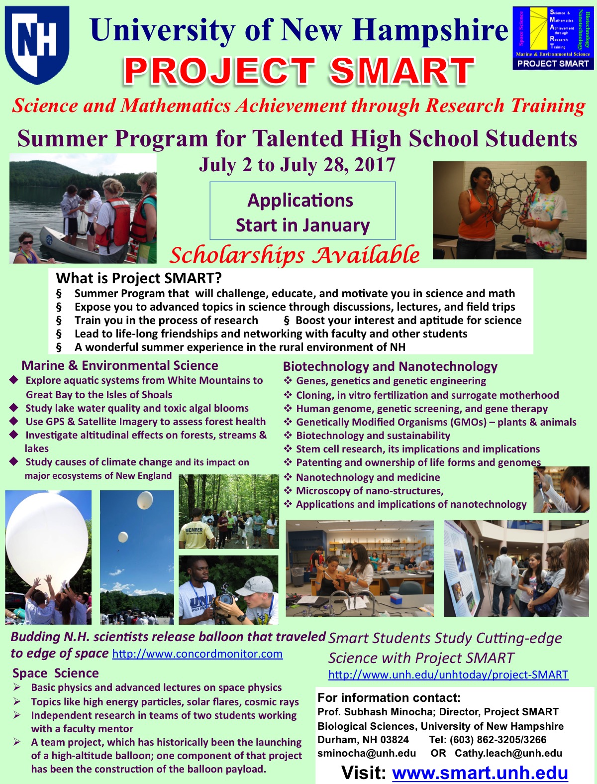 project smart university of new hampshire smart flyer